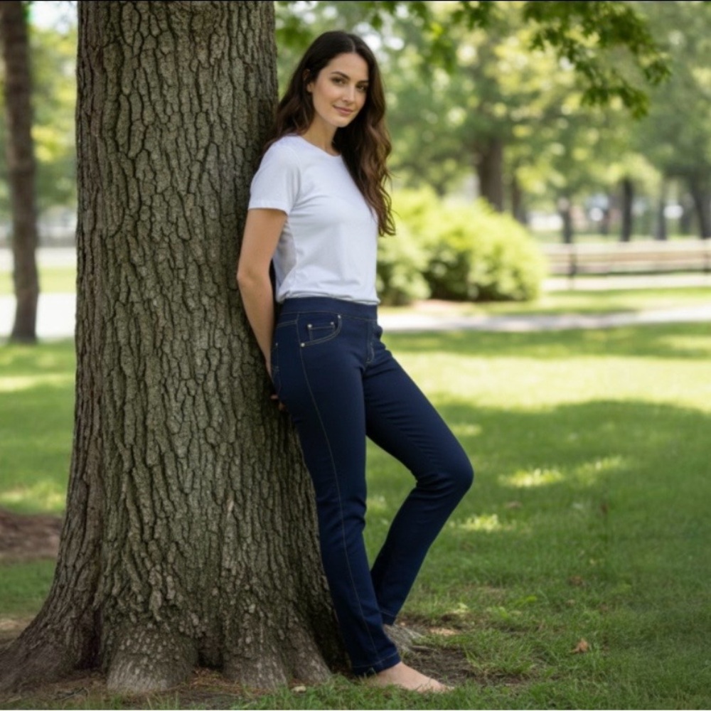 Pajama Skinny Black Jeans - Picture 2 of 10